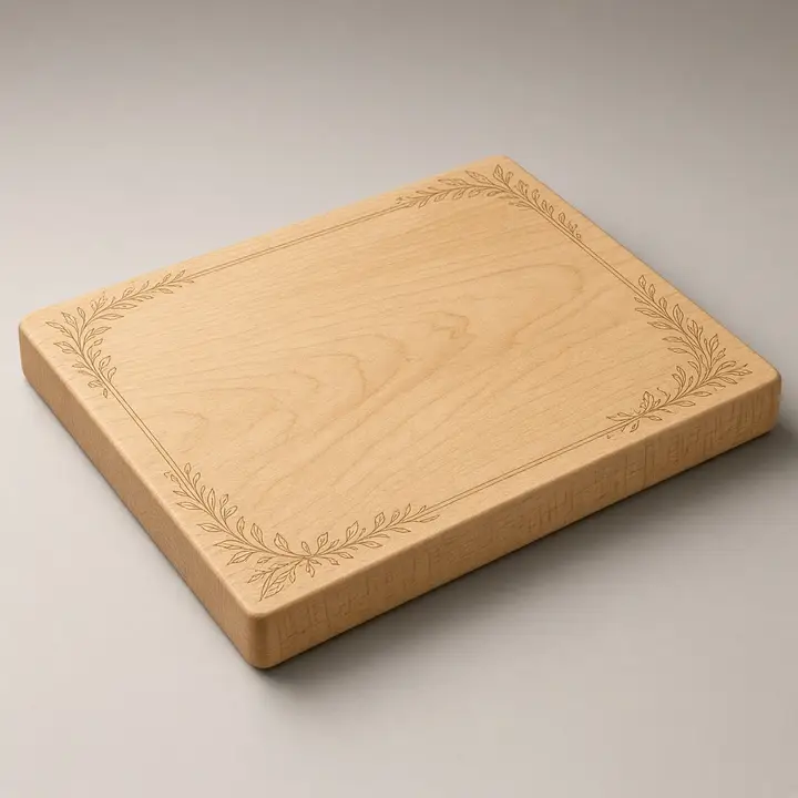 Engraved maple board