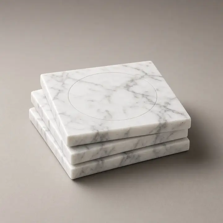 Marble coasters