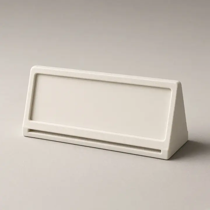 Desk name plate
