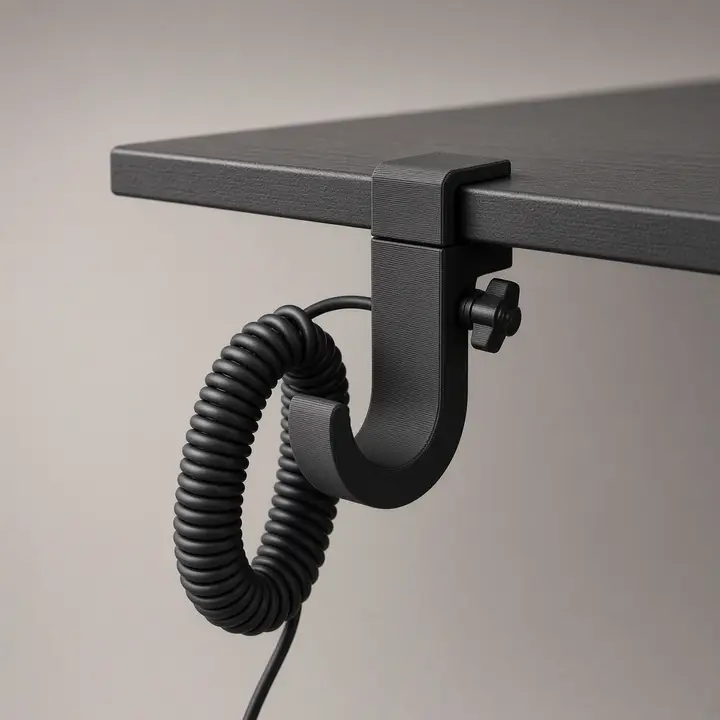 Under-desk hook